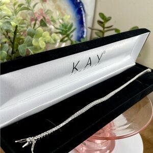 Finalsale‼️2ct Moissanite bracelet. 7" Kay Jewelers
